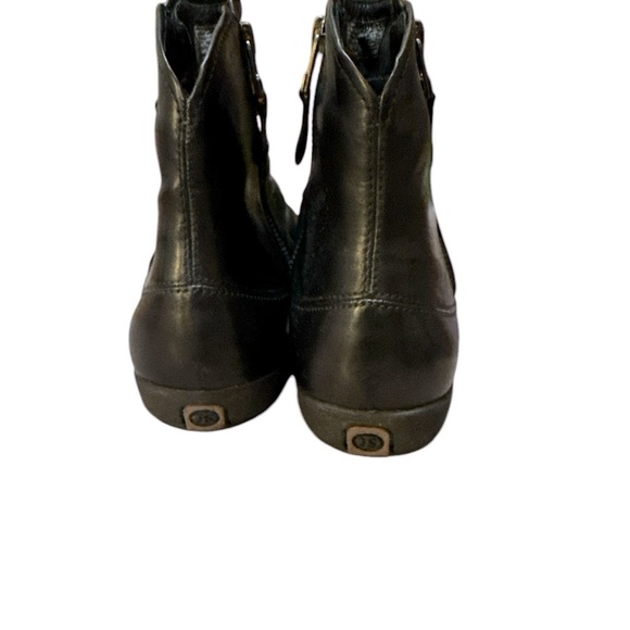 Josef Seibel Black Leather Ruched Ankle Boots | EU 36 (US 5–5.5) | NWT - Picture 6 of 10